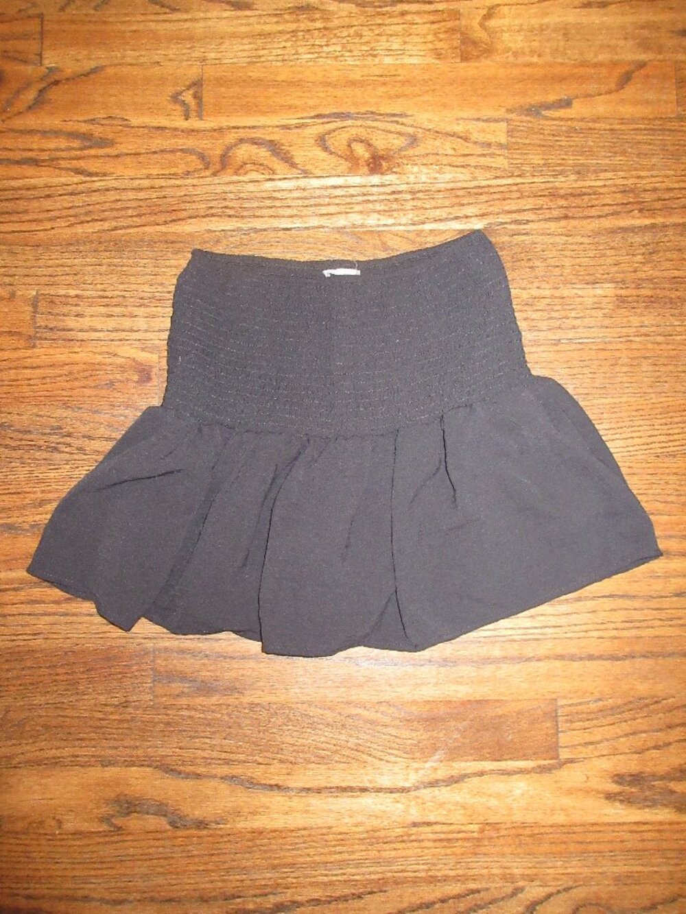 Urban Outfitters Rara Satin Smocked Skort High Rise Size S